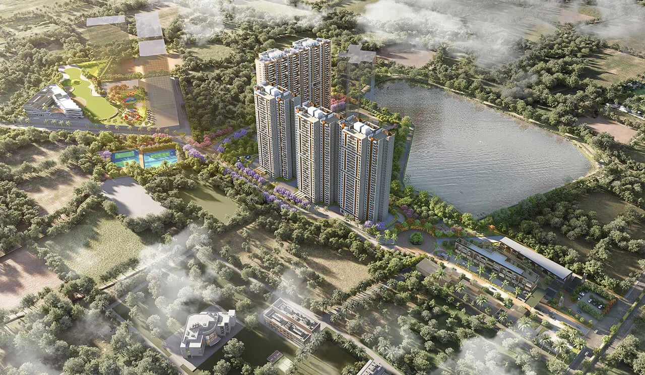 Aerial view — The Right Life township